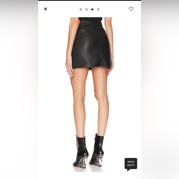 Euc genuine leather mini skirt size S - Picture 4 of 11